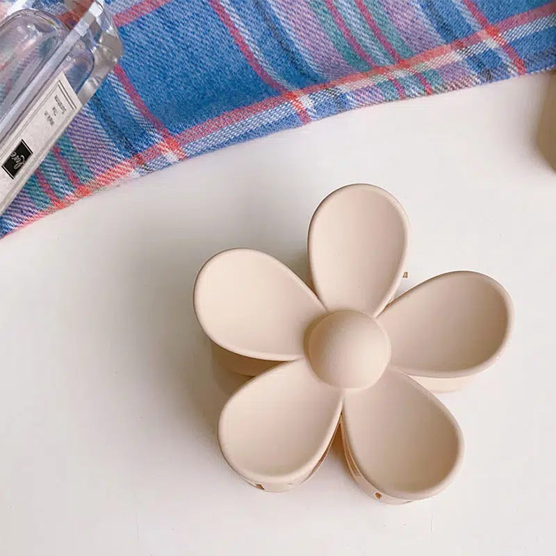 Hair Clip-Flower Hair Clip Taupe