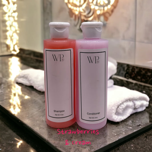 Shampoo/Conditioner-Strawberries & Cream Moisturizing Shampoo 8oz